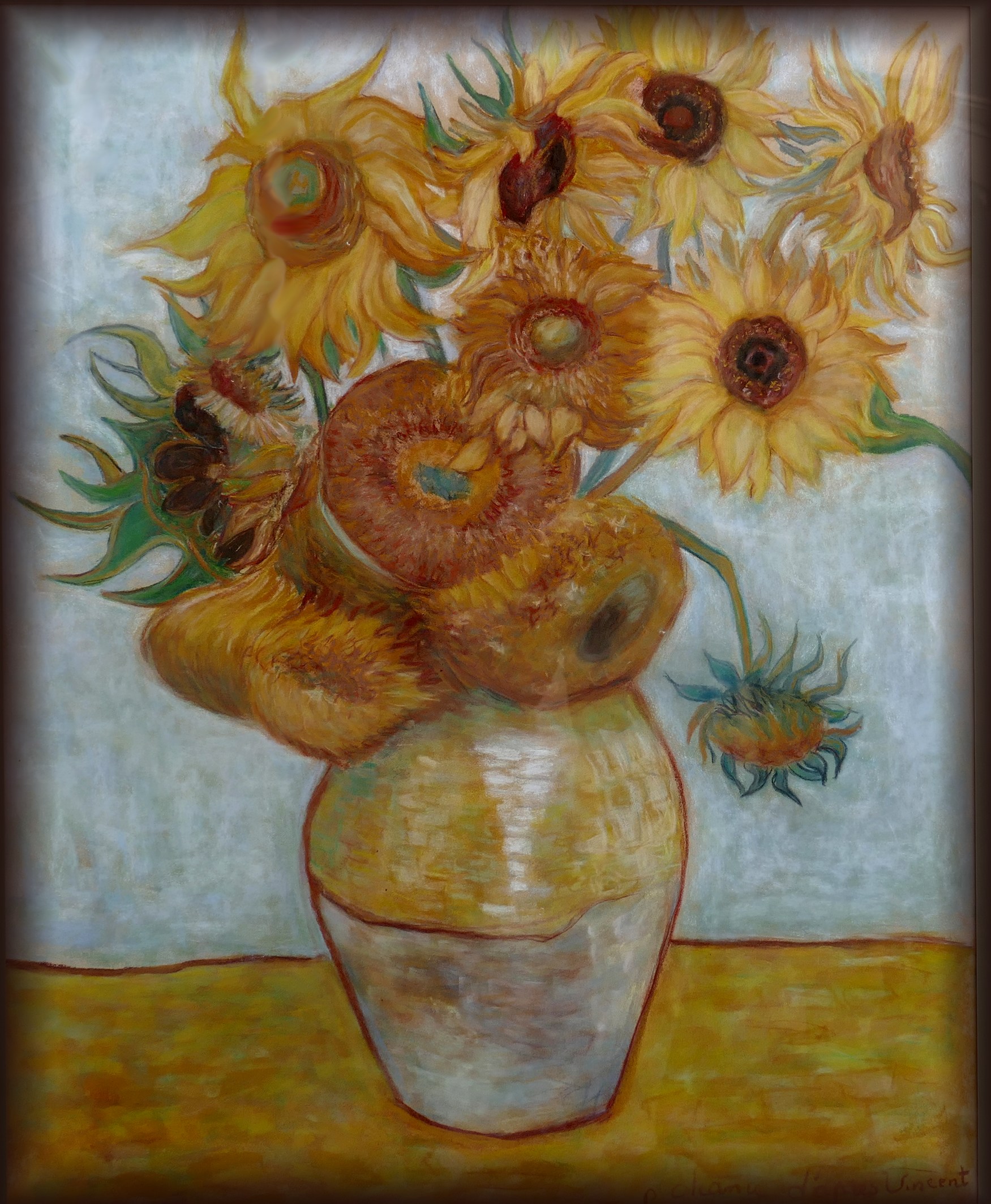 Tournesols d’ après Vincent Van gogh