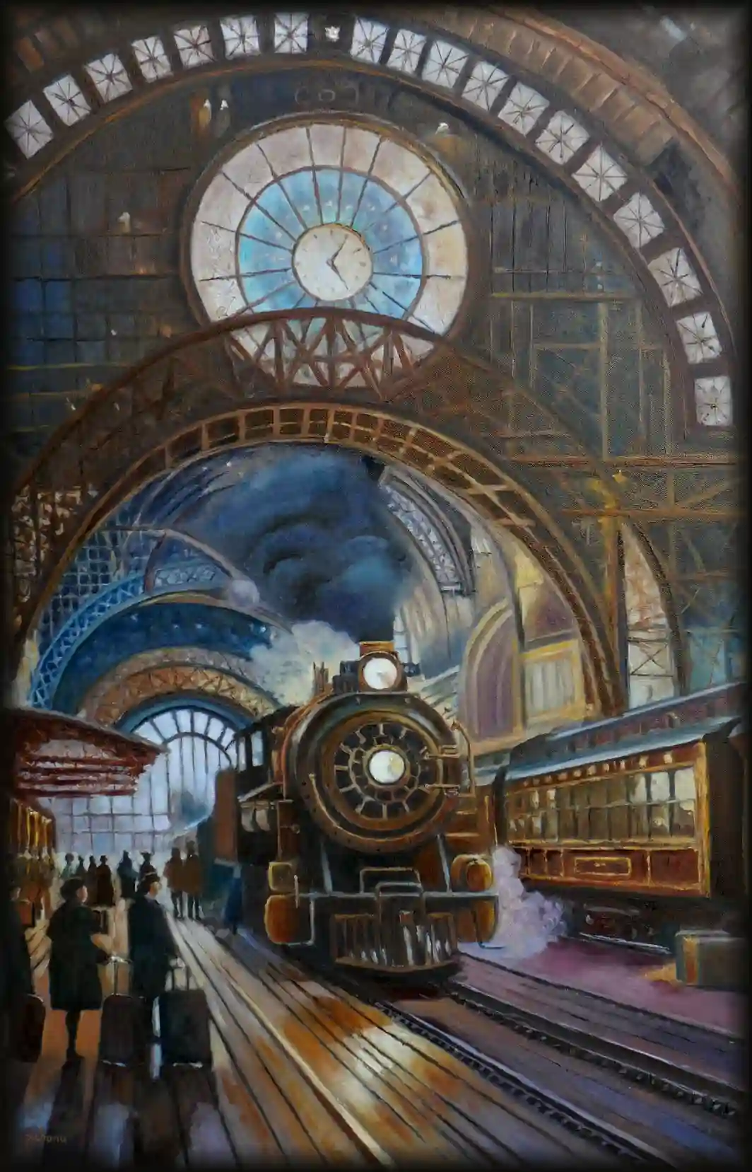 Sous la voûte majestueuse des gares d'autrefois, les cœurs d'enfants battaient au rythme sourd des locomotives impatientes de dévorer l'horizon.